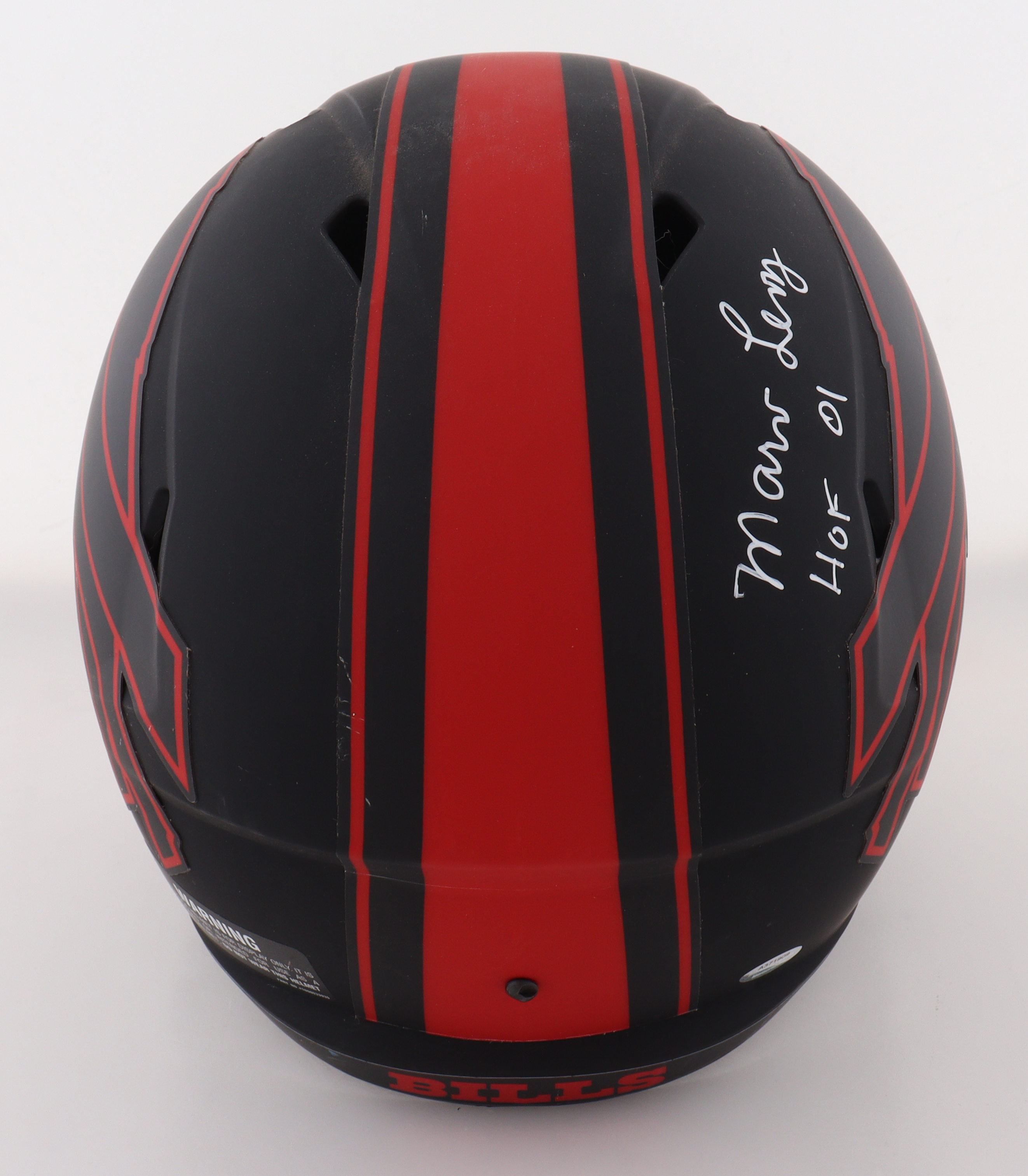 Marv Levy Signed Bills Full-Size Eclipse Alternate Helmet Inscribed "HOF 01" (Schwartz) at PristineAuction.com Marv Levy Signed Bills Full-Size Eclipse Alternate Helmet Inscribed "HOF 01" (Schwartz) at PristineAuction.com