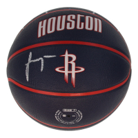 Jalen Green Signed Rockets Logo NBA Basketball (Fanatics) at PristineAuction.com