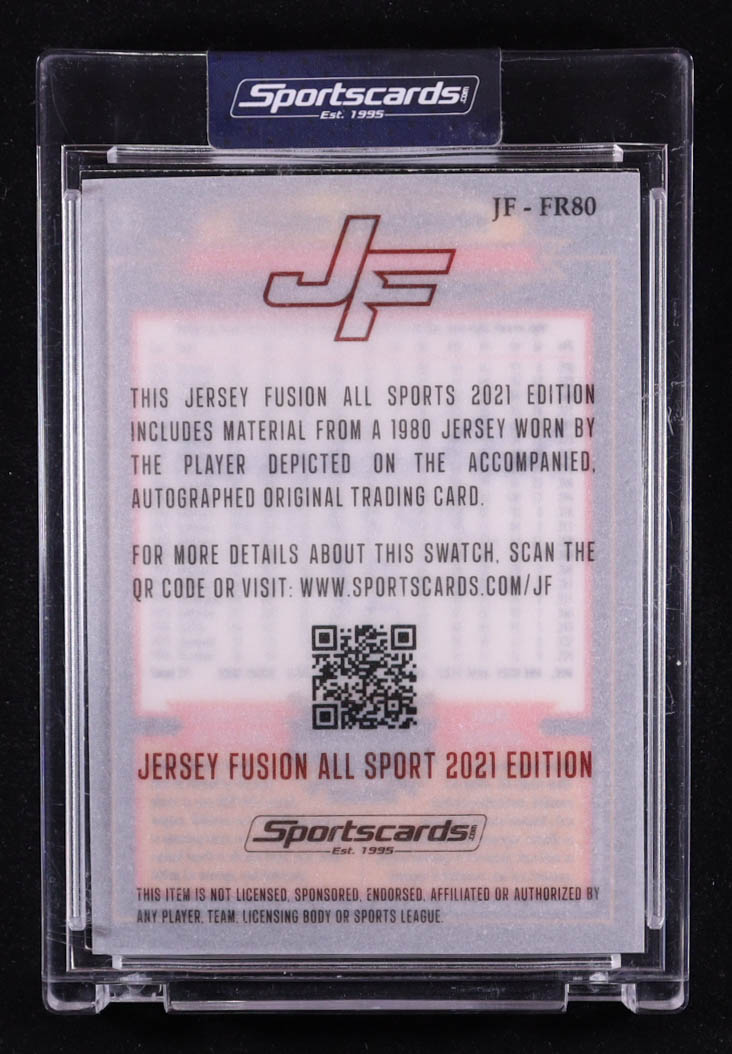 Frank Robinson 2021 Jersey Fusion Game Used Number Patch Autographs #FR80 #98/99 at PristineAuction.com Frank Robinson 2021 Jersey Fusion Game Used Number Patch Autographs #FR80 #98/99 at PristineAuction.com