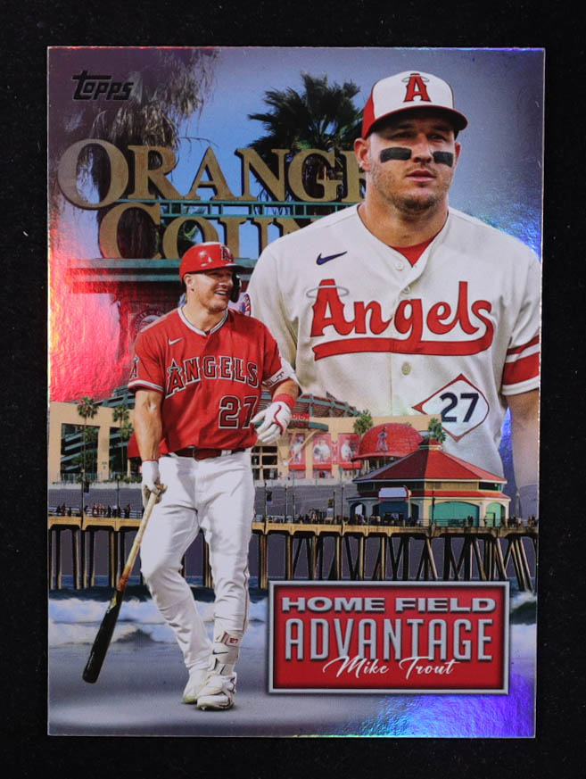 Mike Trout 2024 Topps Home Field Advantage #HFA8 at PristineAuction.com Mike Trout 2024 Topps Home Field Advantage #HFA8 at PristineAuction.com