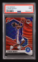 Tyrese Maxey 2020-21 Panini Mosaic Mosaic Red Wave #203 RC (PSA 9) at PristineAuction.com