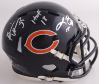 Brian Urlacher & Lance Briggs Signed Bears Speed Mini Helmet Inscribed "HOF 18" (JSA) at PristineAuction.com