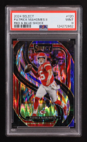 Patrick Mahomes II 2024 Select Prizm Red and Blue Shock #120 (PSA 9) at PristineAuction.com