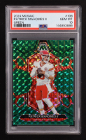 Patrick Mahomes II 2024 Panini Mosaic Mosaic Green #106 (PSA 10) at PristineAuction.com
