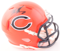 Mike Singletary Signed Bears Speed Mini Helmet (JSA) at PristineAuction.com