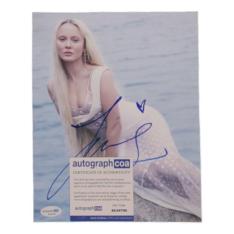 Zara Larsson Signed 8x10 Photo (ACOA) at PristineAuction.com Zara Larsson Signed 8x10 Photo (ACOA) at PristineAuction.com