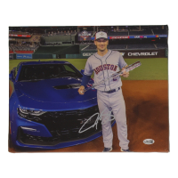 Alex Bregman Signed Astros 11x14 Canvas Photo (JSA) at PristineAuction.com