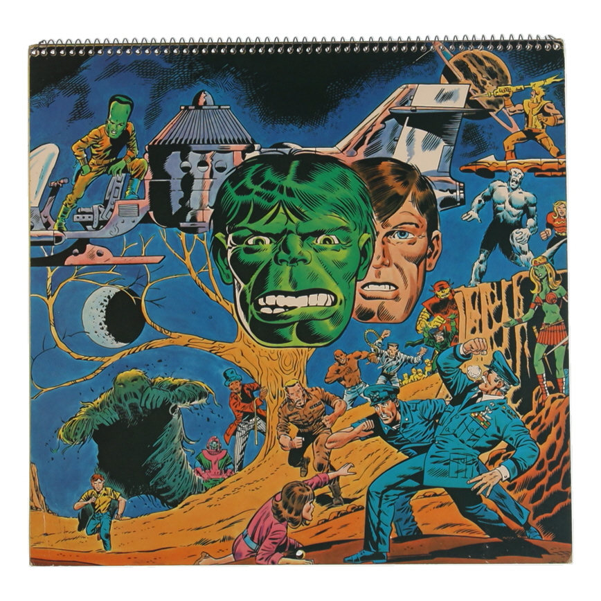 1979 "The Incredible Hulk" Marvel Art Calendar at PristineAuction.com 1979 "The Incredible Hulk" Marvel Art Calendar at PristineAuction.com