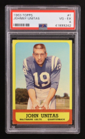 Johnny Unitas 1963 Topps #1 (PSA 4) at PristineAuction.com