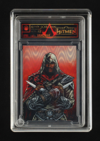 Michael Jordan "Altair Jordan" 2024 The Case Hitmen Custom Art Card Sound Wave ALTJ-32 #281 #1/1 with (2) Custom Coins & Display Box at PristineAuction.com