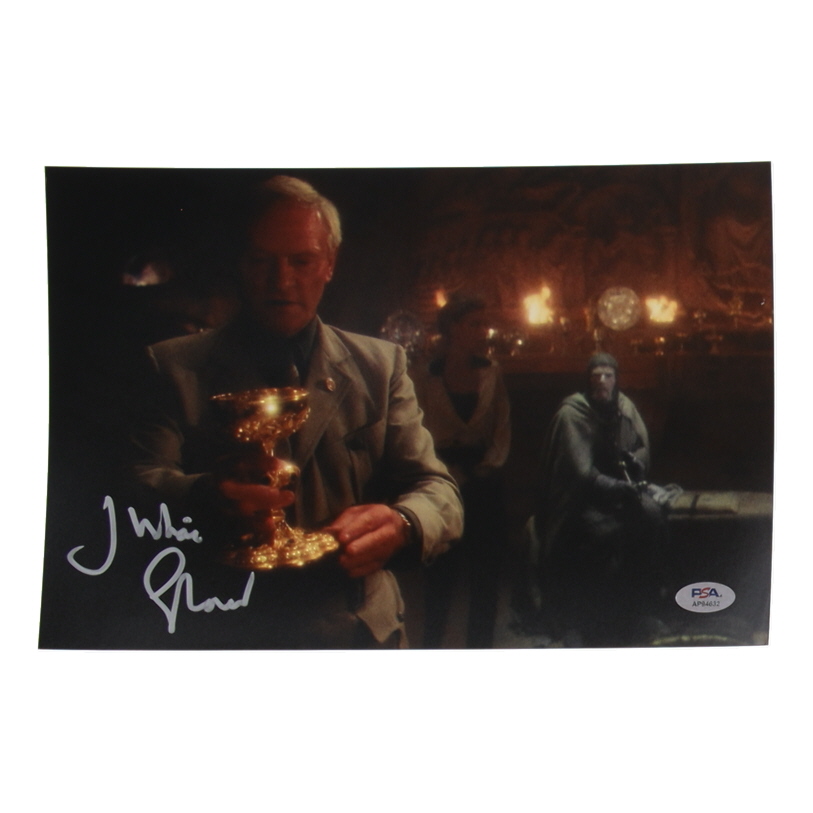 Julian Glover Signed "Indiana Jones and the Last Crusade" 8x12 Photo (PSA) at PristineAuction.com Julian Glover Signed "Indiana Jones and the Last Crusade" 8x12 Photo (PSA) at PristineAuction.com
