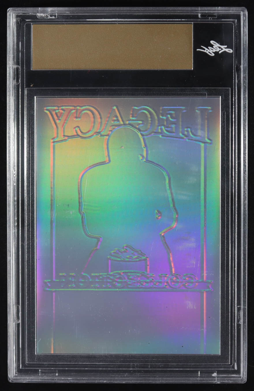 Joe Montana 2024 Leaf Joe Montana Legacy Base Auto Pre-Production Proof Prismatic Blue #NNO #1/1 (Leaf) at PristineAuction.com Joe Montana 2024 Leaf Joe Montana Legacy Base Auto Pre-Production Proof Prismatic Blue #NNO #1/1 (Leaf) at PristineAuction.com