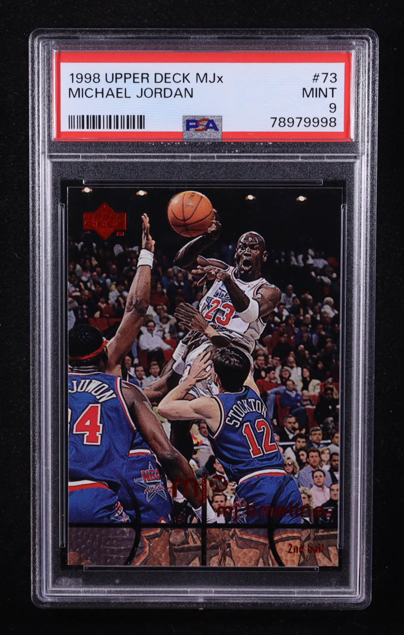 Michael Jordan 1998 Upper Deck MJx #73 Timeline 2nd Half (PSA 9) at PristineAuction.com Michael Jordan 1998 Upper Deck MJx #73 Timeline 2nd Half (PSA 9) at PristineAuction.com