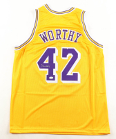 James Worthy Signed Jersey (JSA) at PristineAuction.com
