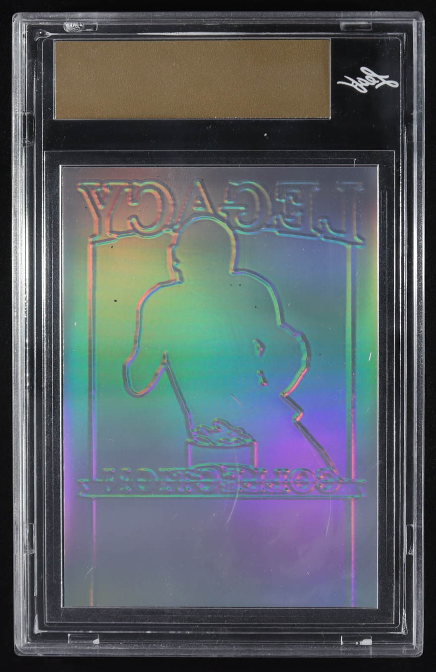 Joe Montana 2024 Leaf Joe Montana Legacy Base Auto Pre-Production Proof Prismatic Gold #NNO #1/1 (Leaf) at PristineAuction.com Joe Montana 2024 Leaf Joe Montana Legacy Base Auto Pre-Production Proof Prismatic Gold #NNO #1/1 (Leaf) at PristineAuction.com