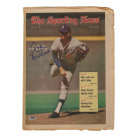 Don Sutton Signed Dodgers 1972 "The Sporting News" Newspaper (PSA) at PristineAuction.com