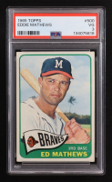 Eddie Mathews 1965 Topps #500 (PSA 3) at PristineAuction.com