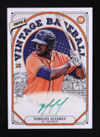 Yordan Alvarez 2023 Onyx Vintage Autographs Green Ink #VAYA at PristineAuction.com
