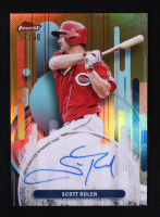 Scott Rolen 2025 Finest Autographs Gold Refractors #FASR #12/50 at PristineAuction.com