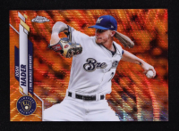 Josh Hader 2020 Topps Chrome Orange Wave Refractors #40 #24/25 at PristineAuction.com