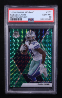 CeeDee Lamb 2020 Panini Mosaic Mosaic Green #207 RC (PSA 10) at PristineAuction.com
