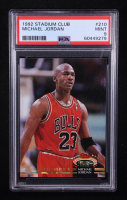 Michael Jordan 1992-93 Stadium Club #210 MC (PSA 9) at PristineAuction.com