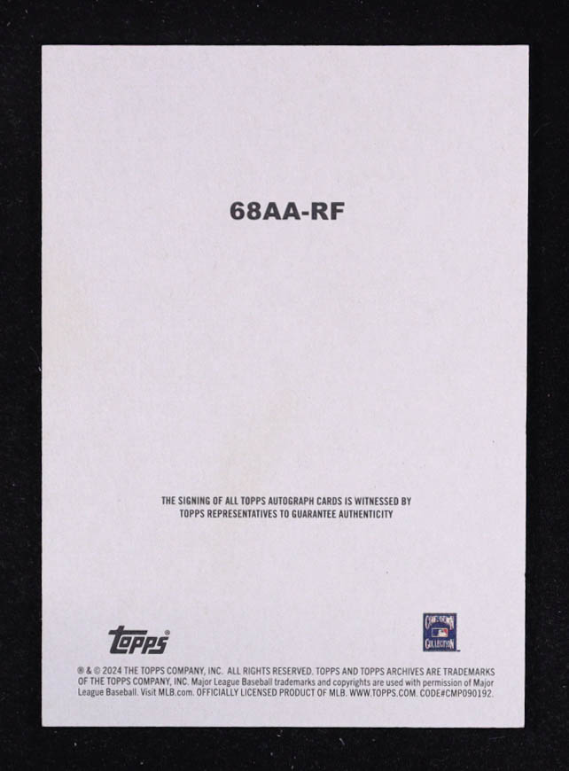Rollie Fingers 2024 Topps Archives '68 Action All-Stars Autographs #68AARF at PristineAuction.com Rollie Fingers 2024 Topps Archives '68 Action All-Stars Autographs #68AARF at PristineAuction.com