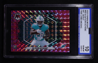 Devon Achane 2023 Panini Mosaic NFL Debut Pink Camo #ND-8 RC (ISA 10) at PristineAuction.com