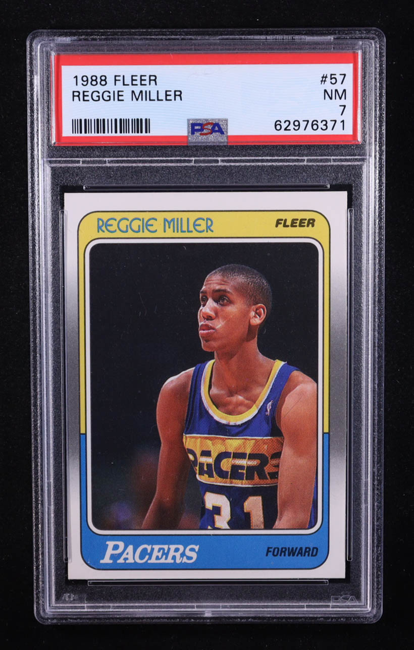Reggie Miller 1988-89 Fleer #57 RC (PSA 7) at PristineAuction.com Reggie Miller 1988-89 Fleer #57 RC (PSA 7) at PristineAuction.com