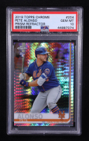 Pete Alonso 2019 Topps Chrome Prism Refractors #204 RC (PSA 10) at PristineAuction.com