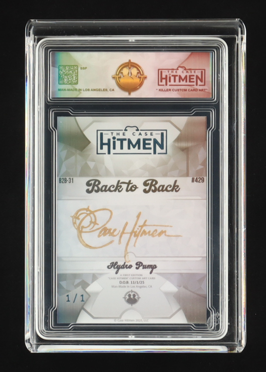 Shohei Ohtani "Back 2 Back" 2024 The Case Hitmen Custom Disco B2B-31 #429 #1/1 with (2) Custom Coins & Display Box at PristineAuction.com Shohei Ohtani "Back 2 Back" 2024 The Case Hitmen Custom Disco B2B-31 #429 #1/1 with (2) Custom Coins & Display Box at PristineAuction.com