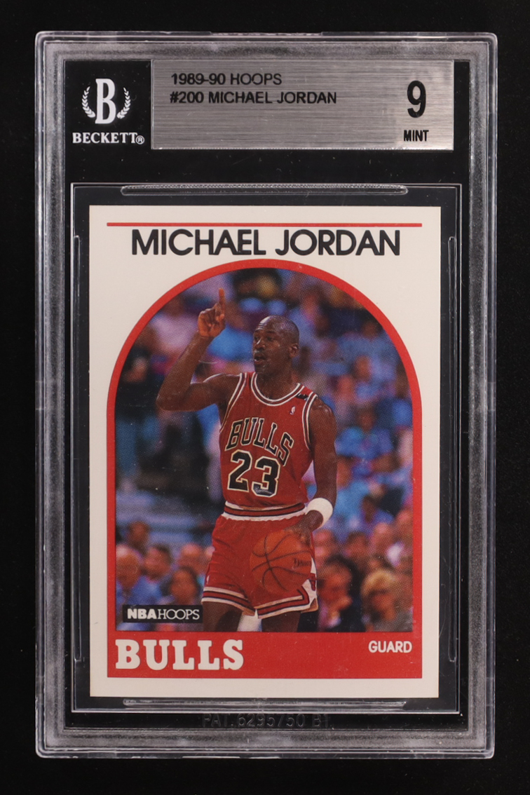Michael Jordan 1989-90 Hoops #200 (BGS 9) at PristineAuction.com Michael Jordan 1989-90 Hoops #200 (BGS 9) at PristineAuction.com