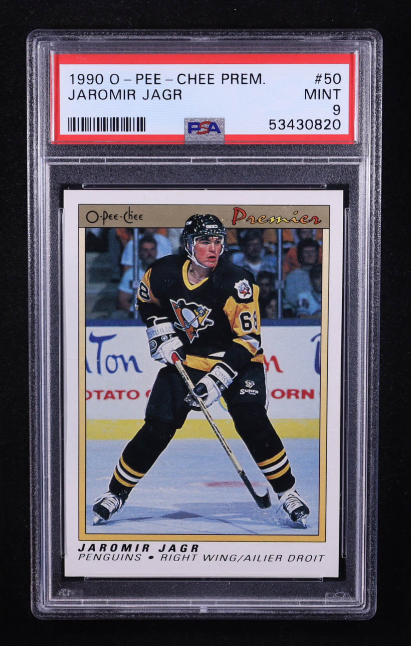 Jaromir Jagr 1990-91 OPC Premier #50 RC (PSA 9) at PristineAuction.com Jaromir Jagr 1990-91 OPC Premier #50 RC (PSA 9) at PristineAuction.com