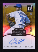 Carl Edwards Jr. 2016 Donruss Signature Series Gold #SGSCE RC #10/10 at PristineAuction.com