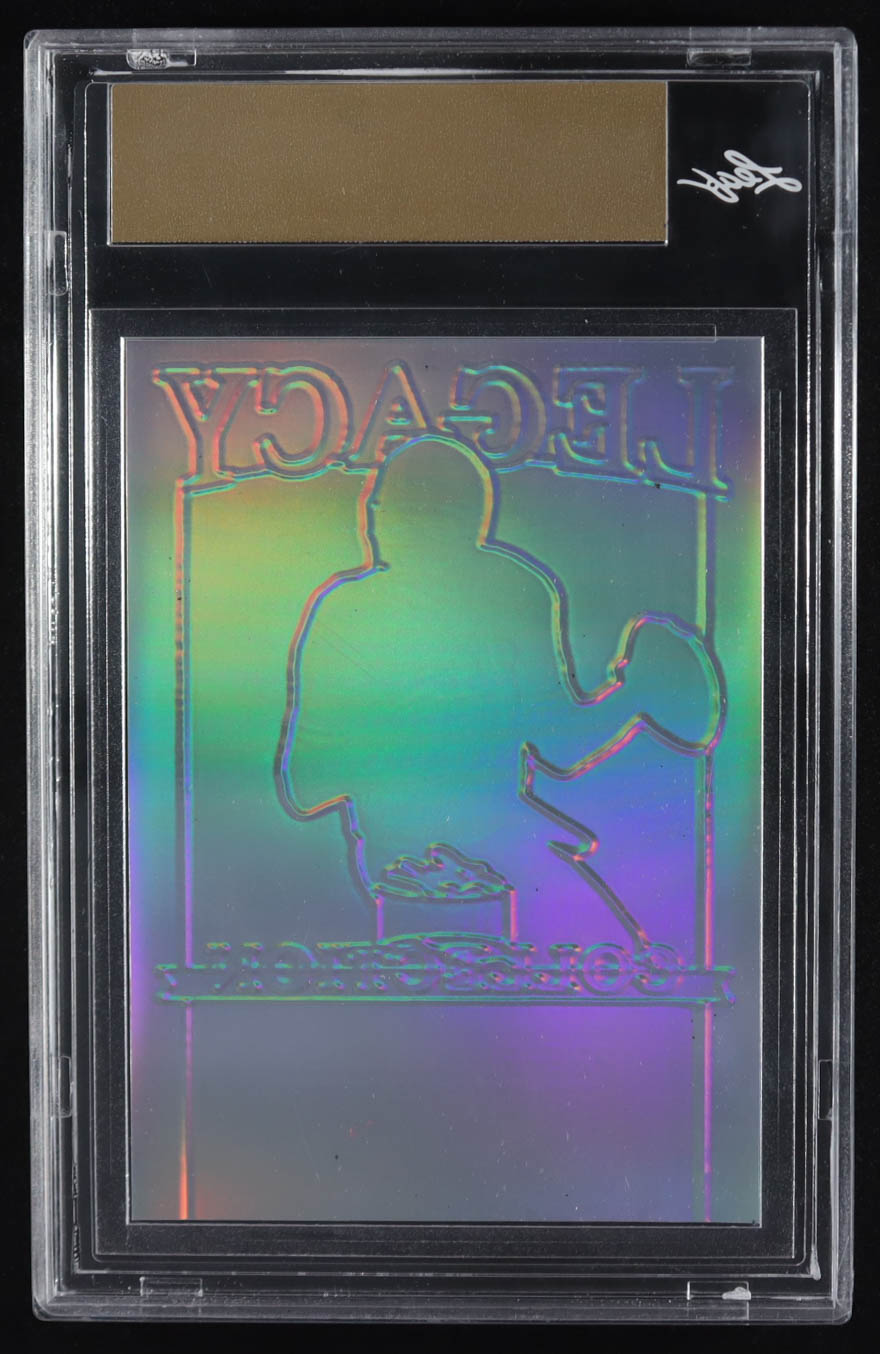 Joe Montana 2024 Leaf Joe Montana Legacy Base Auto Pre-Production Proof Prismatic Silver #NNO #1/1 (Leaf) at PristineAuction.com Joe Montana 2024 Leaf Joe Montana Legacy Base Auto Pre-Production Proof Prismatic Silver #NNO #1/1 (Leaf) at PristineAuction.com