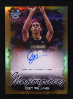 Cody Williams 2023-24 Bowman's Best University Masterpieces Autographs Gold Refractors #BMACW RC #31/50 at PristineAuction.com