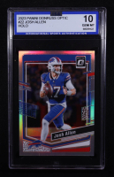 Josh Allen 2023 Panini Donruss Optic #22 Holo (ISA 10) at PristineAuction.com