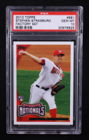 Stephen Strasburg 2010 Topps #661B FS RC (PSA 10) at PristineAuction.com