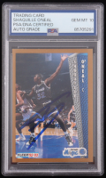 Shaquille O'Neal Signed 1992-93 Fleer #401 RC (PSA | Auto 10) at PristineAuction.com