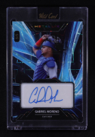Gabriel Moreno 2024 Wild Card Metallix Autographs Wild Light Blue Lazer #WMLA-GM #5/5 at PristineAuction.com