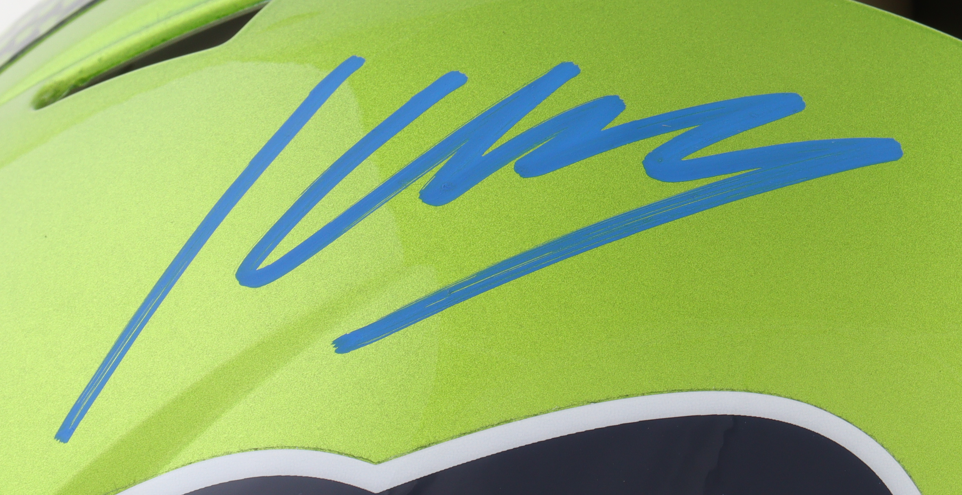 Kenneth Walker III Signed Seahawks Full-Size Authentic On-Field Speed Helmet (Beckett) at PristineAuction.com Kenneth Walker III Signed Seahawks Full-Size Authentic On-Field Speed Helmet (Beckett) at PristineAuction.com