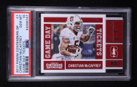 Christian McCaffrey 2017 Panini Contenders Draft Picks Game Day Tickets #7 RC (PSA 10) at PristineAuction.com