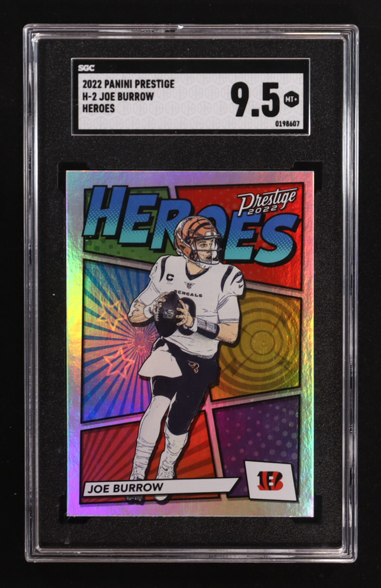 Joe Burrow 2022 Prestige Heroes #2 (SGC 9.5) at PristineAuction.com Joe Burrow 2022 Prestige Heroes #2 (SGC 9.5) at PristineAuction.com