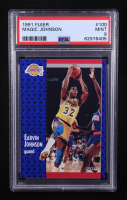 Magic Johnson 1991-92 Fleer #100 (PSA 9) at PristineAuction.com