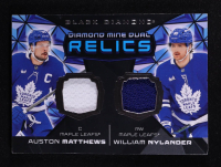 Auston Matthews / William Nylander 2025-26 Black Diamond Diamond Mine Dual Relics #DMDRMN at PristineAuction.com