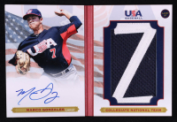 Marco Gonzales 2012 Prime Cuts USA Baseball Collegiate National Team Lettermen Booklets #10 RC #4/8 at PristineAuction.com