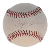 Andre Dawson & Alex Fernandez Signed OML Baseball (JSA) at PristineAuction.com