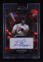 Travis Bazzana 2024 Wild Card Metallix Autographs Wild Fractal Red Crystal #WMFA-TB #1/1 RC at PristineAuction.com