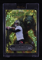 Tyler Shough 2025 Wild Card Monster Hit Monster Hunt Werewolf Yellow Donut Circles #MHWW-TS #1/1 RC at PristineAuction.com