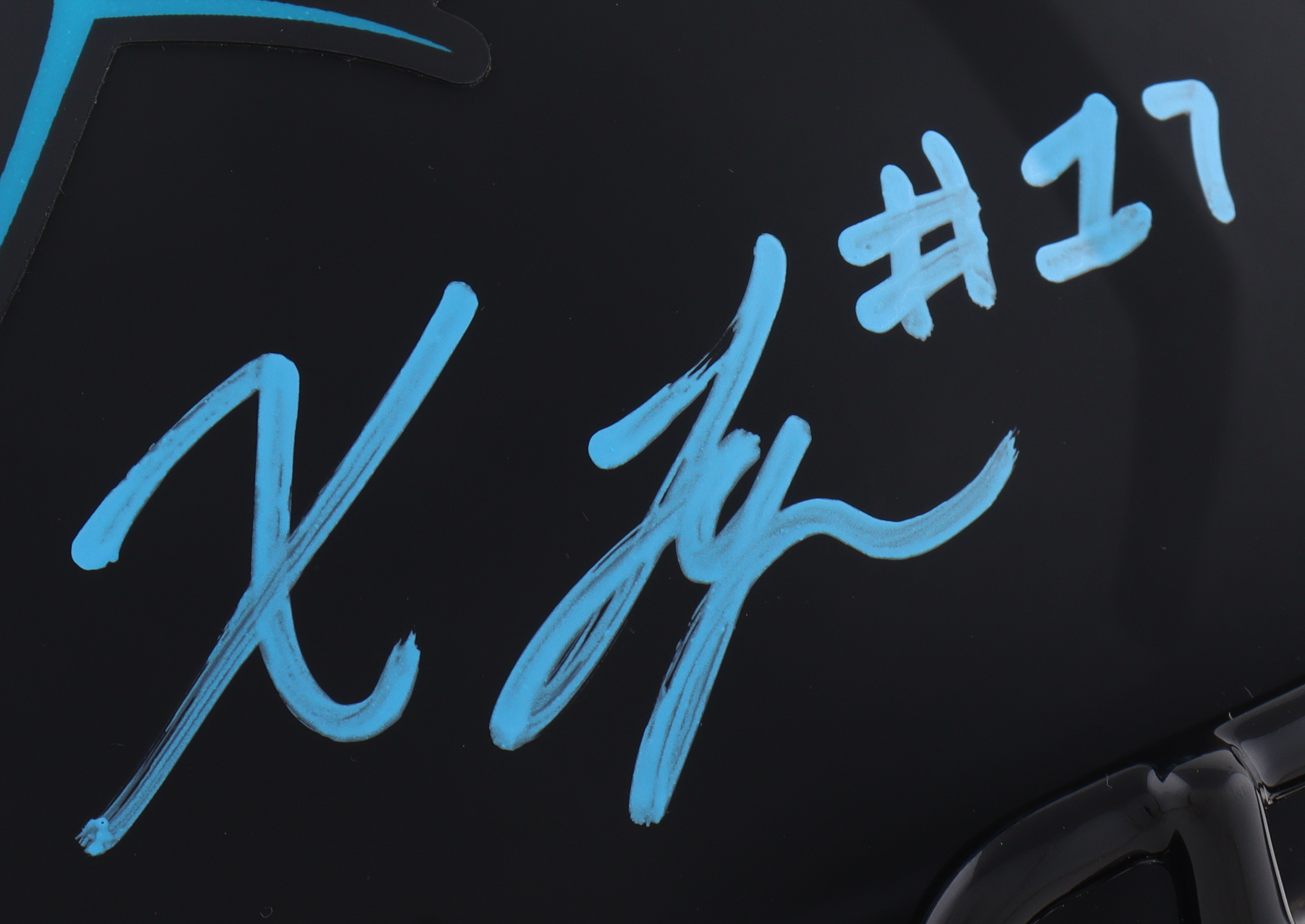 Xavier Legette Signed Panthers Full-Size On-Field Authentic Eclipse Alternate Speed Helmet (Beckett) at PristineAuction.com Xavier Legette Signed Panthers Full-Size On-Field Authentic Eclipse Alternate Speed Helmet (Beckett) at PristineAuction.com